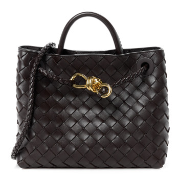 BOTTEGA VENETA Nappa Intrecciato Small Andiamo Shoulder Bag Fondant