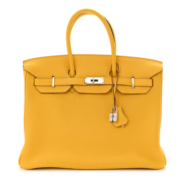 HERMES Togo Birkin 35 Soleil