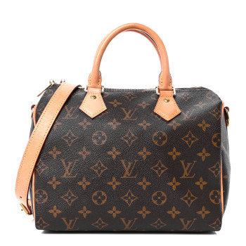 LOUIS VUITTON Monogram Speedy Bandouliere 25