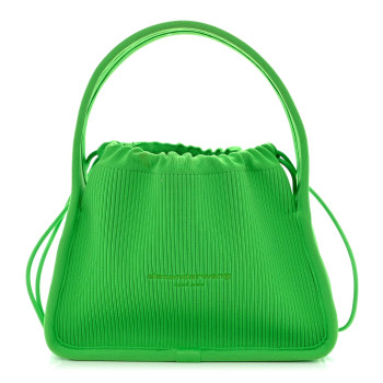 ALEXANDER WANG Ribbed Knit Small Ryan Bag Iguana