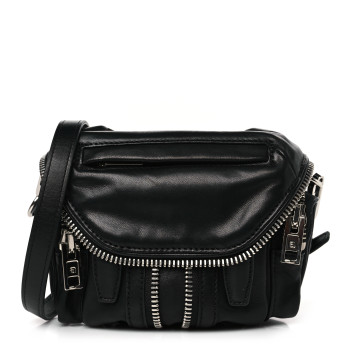 ALEXANDER WANG Lambskin Micro Marti Crossbody Black