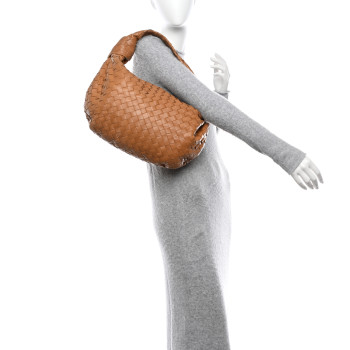 BOTTEGA VENETA Nappa Intrecciato Small Jodie Caramel