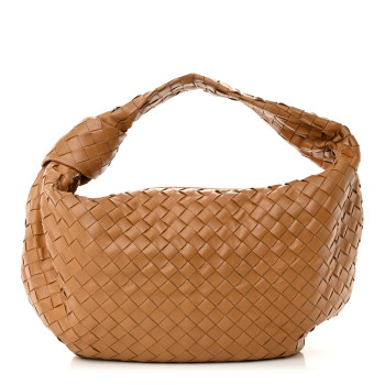 BOTTEGA VENETA Nappa Intrecciato Small Jodie Caramel