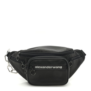 ALEXANDER WANG Lambskin Attica Belt Bag Black