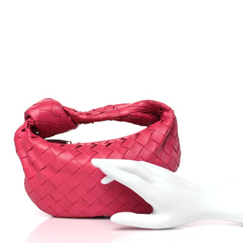 BOTTEGA VENETA Nappa Intrecciato Mini Jodie Cranberry